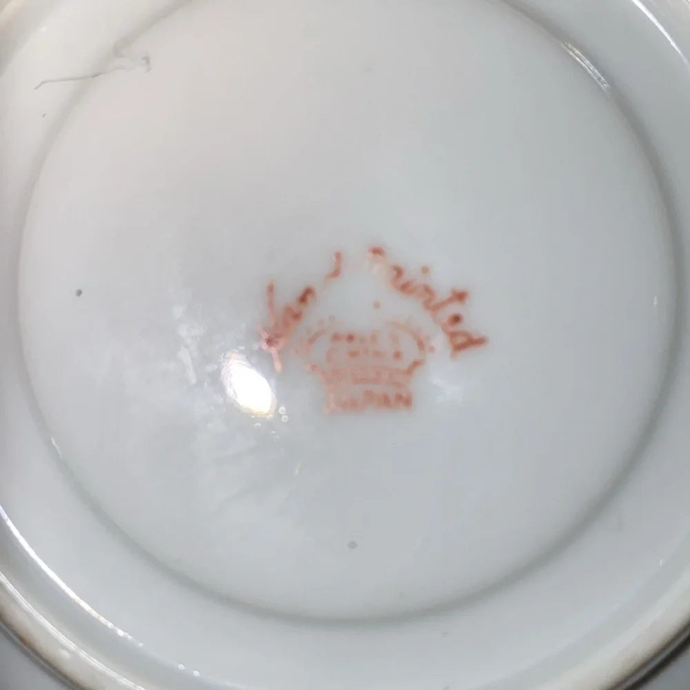 Vintage Hand Painted Japan Dragonware teacup and saucer